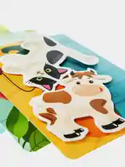 Развивающая игра для малышей на липучках : Кто где живет?, Изучаем цвета