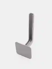 Серый крючок настенный