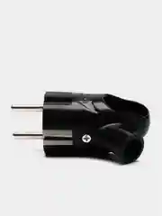 Черный вилка электрическая Smartbuy, 16А, с заземлением, с кольцом