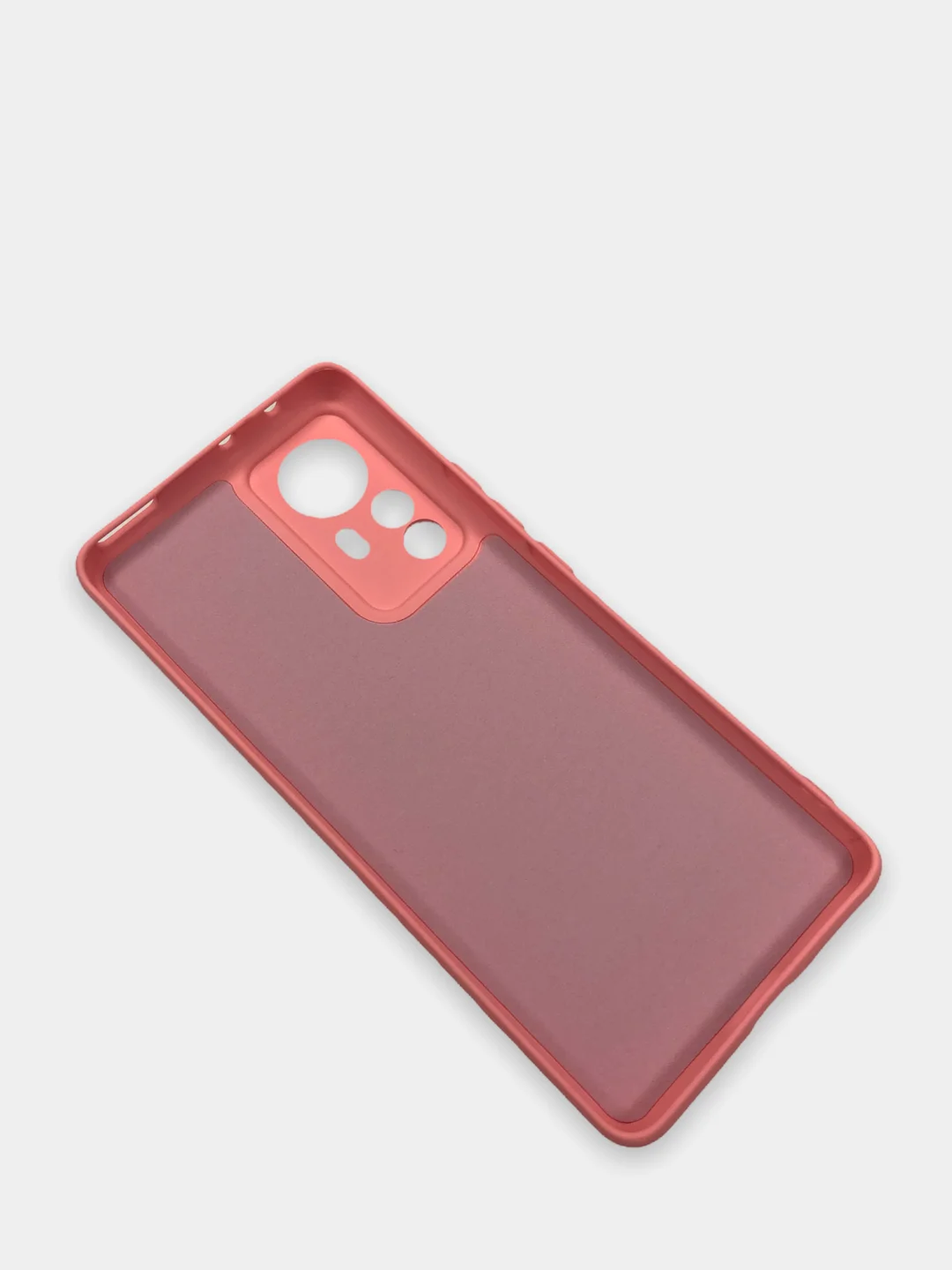 Бежевый чехол Xiaomi 12 Pro, Сяоми 12 Про, силиконовый, цветной, с мягким подкладом