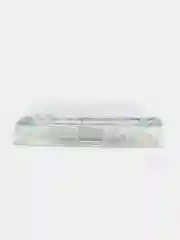 Серый металлик чехол Samsung Galaxy A01, M01 (Самсунг Галакси А01, М01) переливающийся жидкий с блестками