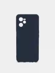 Темно-синий чехол Realme C35 Реалми С35 силиконовый, цветной, матовый