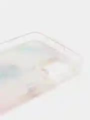 Коралловый меланж чехол Huawei P40 Lite, Хуавей П40 Лайт силиконовый переливающийся жидкий с блестками