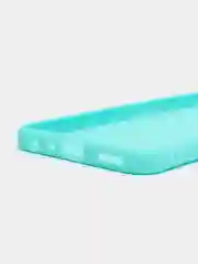 Бирюзовый чехол Realme C35 Реалми С35 силиконовый, цветной, матовый