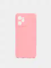 Розовый чехол Realme C35 Реалми С35 силиконовый, цветной, матовый
