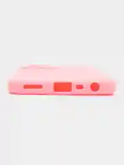 Розовый чехол Realme C35 Реалми С35 силиконовый, цветной, матовый