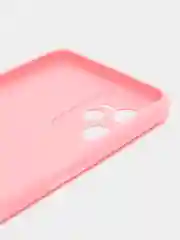 Розовый чехол Realme C35 Реалми С35 силиконовый, цветной, матовый
