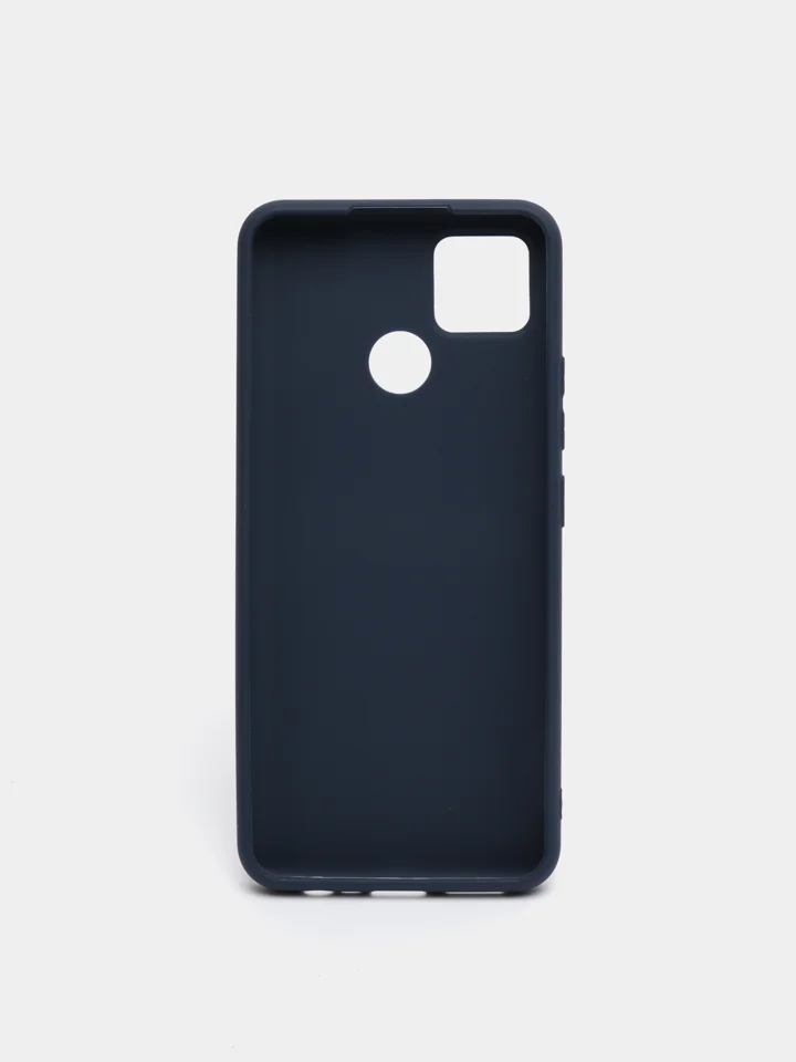 Темно-синий чехол Realme C25, Realme C25S Реалми С25 / С25С силиконовый цветной матовый