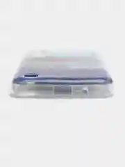 Темно-синий чехол Samsung Galaxy A01, M01 (Самсунг Галакси А01, М01) переливающийся жидкий с блестками