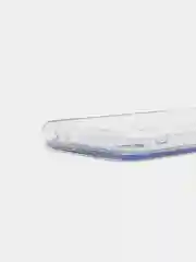 Темно-синий чехол Samsung Galaxy A01, M01 (Самсунг Галакси А01, М01) переливающийся жидкий с блестками