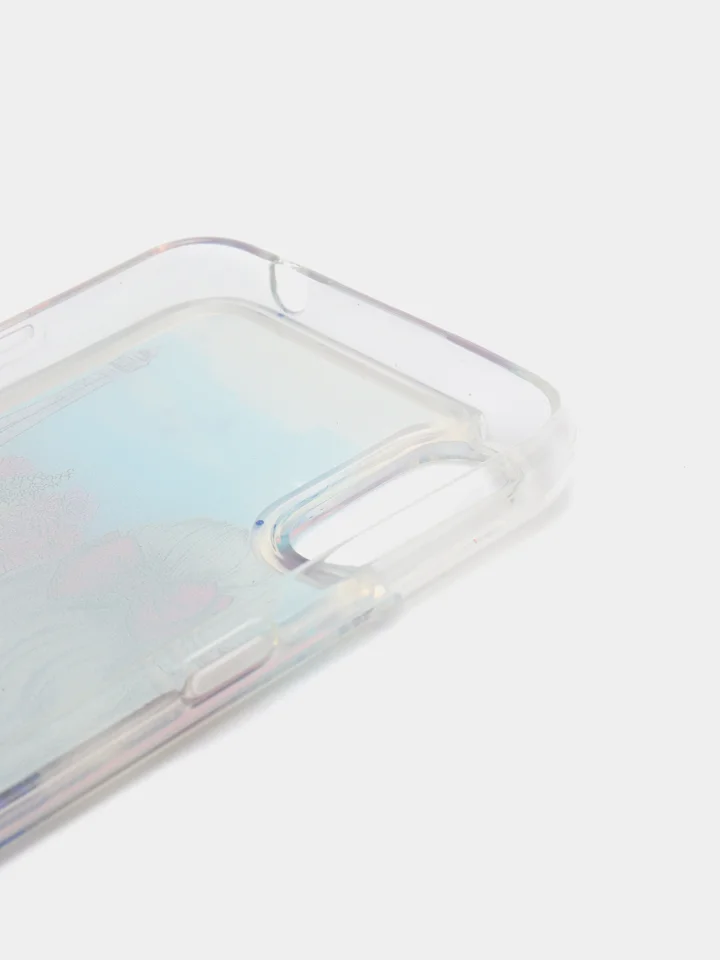 Темно-синий чехол Samsung Galaxy A01, M01 (Самсунг Галакси А01, М01) переливающийся жидкий с блестками