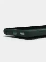 Зеленый чехол Samsung Galaxy A03 Core (Самсунг Галакси А03 Кор) силиконовый под кожу с подставкой