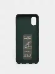 Зеленый чехол Samsung Galaxy A03 Core (Самсунг Галакси А03 Кор) силиконовый под кожу с подставкой