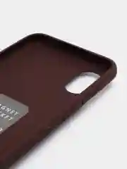 Бордовый чехол Samsung Galaxy A03 Core (Самсунг Галакси А03 Кор) силиконовый под кожу с подставкой