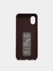 Бордовый чехол Samsung Galaxy A03 Core (Самсунг Галакси А03 Кор) силиконовый под кожу с подставкой