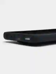 Темно-синий чехол Samsung Galaxy A03 Core (Самсунг Галакси А03 Кор) силиконовый под кожу с подставкой