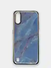 Бежевый меланж чехол Samsung Galaxy A01 / M01, Самсунг Галакси А01 / М01 силиконовый с мраморным рисунком