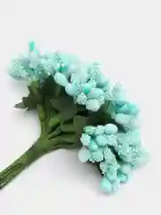 Бирюзовый тычинки с сахарными вставками. 12 штук