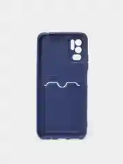 Темно-синий чехол Samsung A10, A22, A02S, A03S, A50, Redmi 9T, Note10, Note 10T, Realmi C12, C11, C21