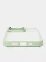 Мятный прозрачный чехол с усиленными бортами iPhone 13, 13 Pro, 13 Pro Max