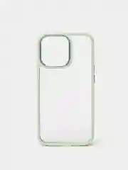 Мятный прозрачный чехол с усиленными бортами iPhone 13, 13 Pro, 13 Pro Max