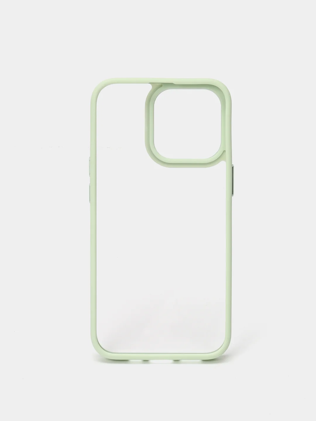 Мятный прозрачный чехол с усиленными бортами iPhone 13, 13 Pro, 13 Pro Max