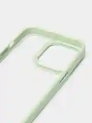 Мятный прозрачный чехол с усиленными бортами iPhone 13, 13 Pro, 13 Pro Max