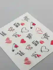 Наклейки для ногтей, слайдеры, стикеры, для ногтей (водные) - Kisses D0141
