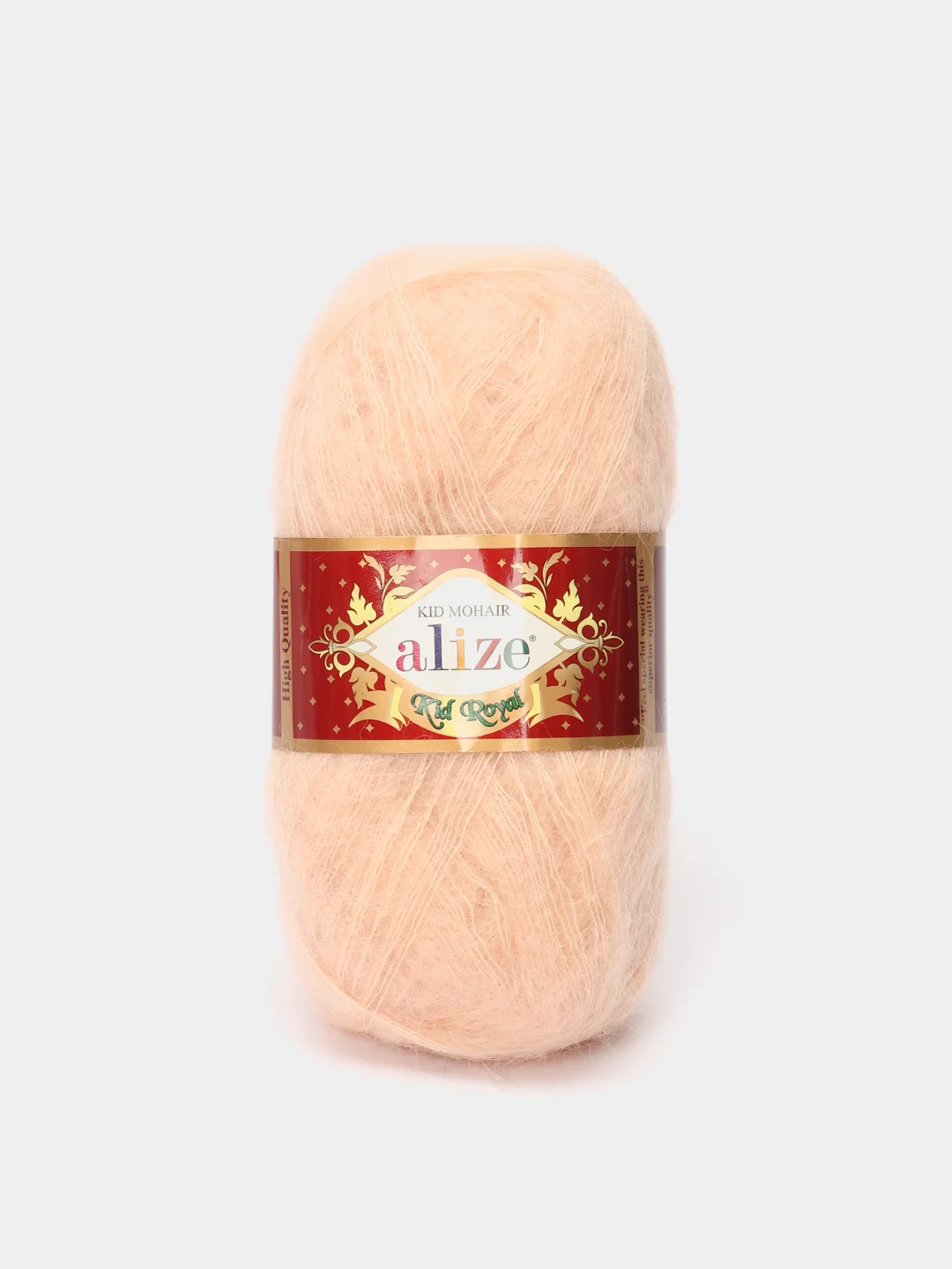 Пастельно-коралловый пряжа Alize Kid Royal Mohair 50г/500м 1шт