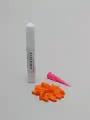 Оранжевый мягкие коготки для кошек. Антицарапки, 20 шт. + 1 клей