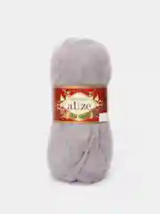 Серый меланж пряжа Alize Kid Royal Mohair 50г/500м 1шт