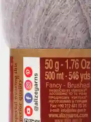 Серый пряжа Alize Kid Royal Mohair 50г/500м 1шт