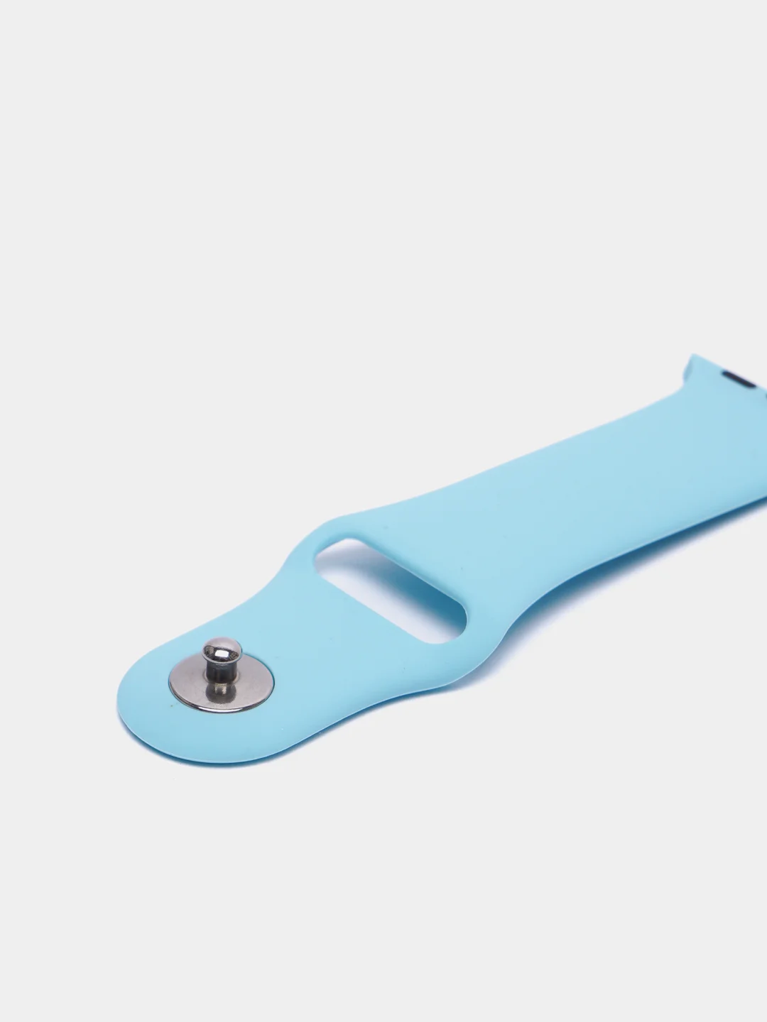 Серебряный ремешок для Apple Watch, силиконовый