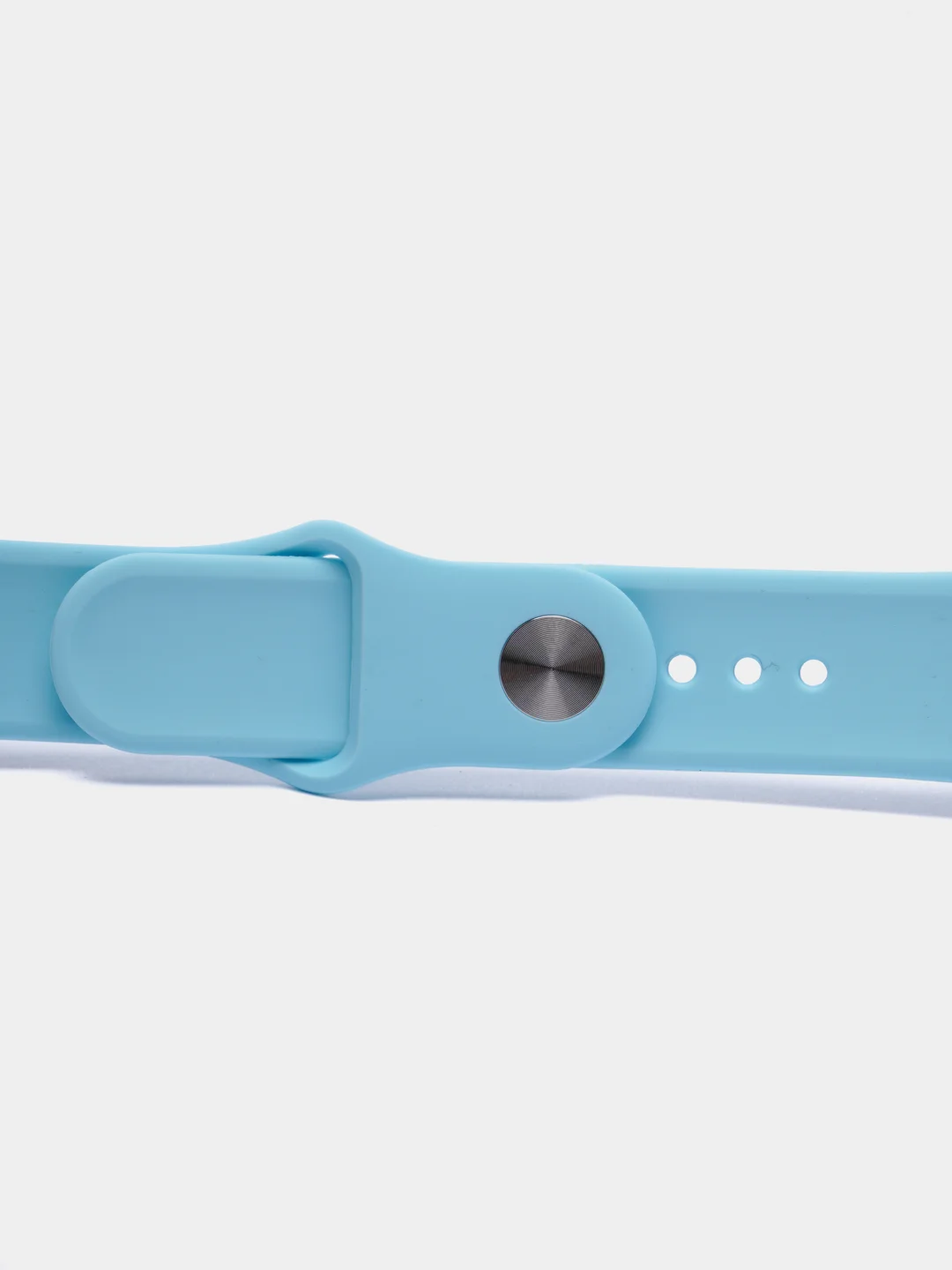 Серебряный ремешок для Apple Watch, силиконовый
