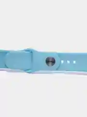 Серебряный ремешок для Apple Watch, силиконовый