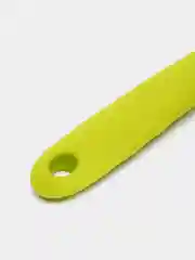 Лимонный силиконовая щетка, мочалка, губка, массажер с длинной ручкой