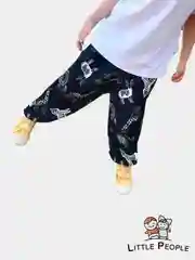 Черный брюки для мальчиков и девочек