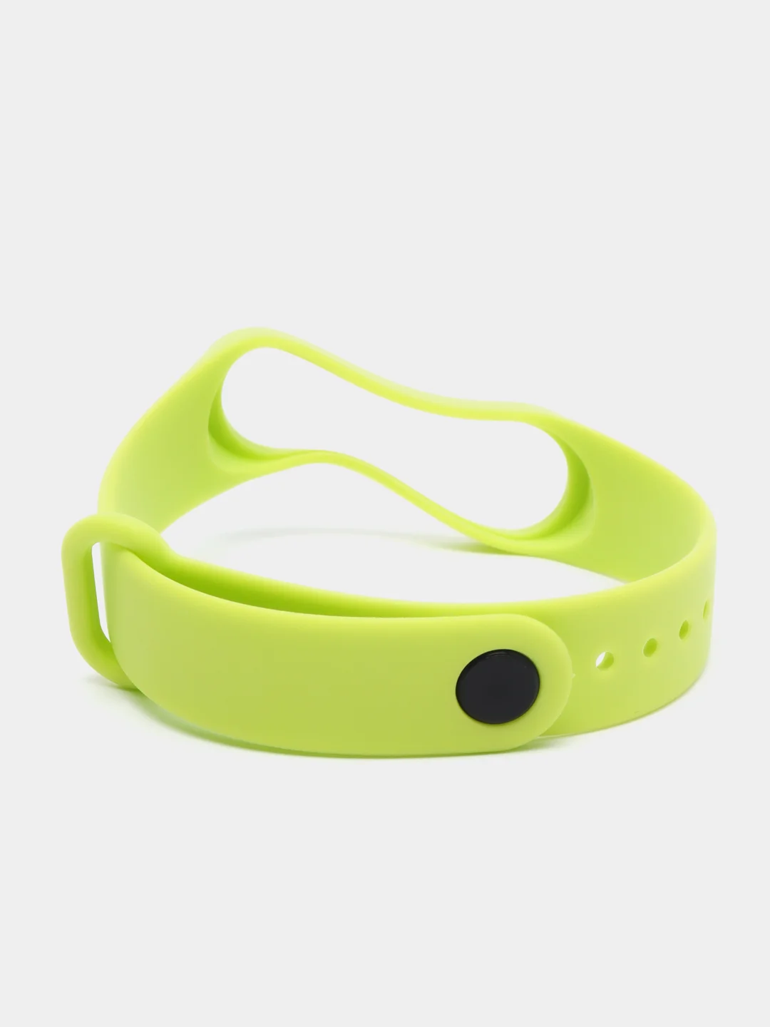 Белый ремешок силиконовый для браслета Xiaomi Mi Band 3, 4