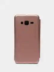 Розовый чехол книжка на Samsung Galaxy J3 2016 (J310 / J320), Самсунг Галакси Джи3 (Джи310 / Джи320)
