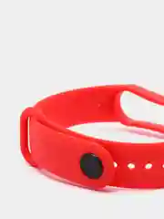 Красный силиконовые ремешки для Xiaomi Mi Band 3, Band 4 и Band 5