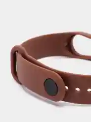 Коричневый силиконовые ремешки для Xiaomi Mi Band 3, Band 4 и Band 5