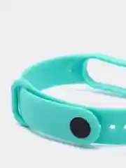 Бирюзовый силиконовые ремешки для Xiaomi Mi Band 3, Band 4 и Band 5