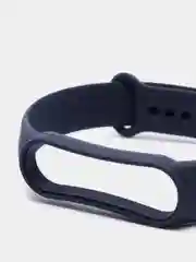 Индиго силиконовые ремешки для Xiaomi Mi Band 3, Band 4 и Band 5