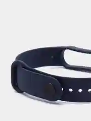 Индиго силиконовые ремешки для Xiaomi Mi Band 3, Band 4 и Band 5