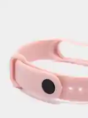 Пудровый силиконовые ремешки для Xiaomi Mi Band 3, Band 4 и Band 5