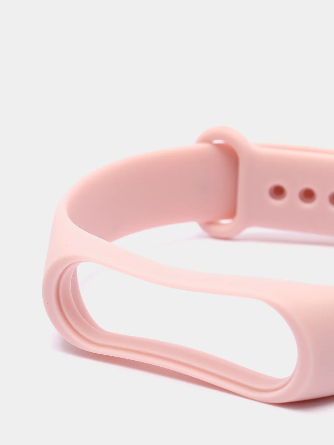 Пудровый силиконовые ремешки для Xiaomi Mi Band 3, Band 4 и Band 5