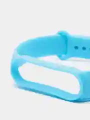 Голубой силиконовые ремешки для Xiaomi Mi Band 3, Band 4 и Band 5