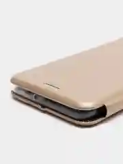 Золотой чехол-книжка на Samsung Galaxy A41, Самсунг Галакси А41