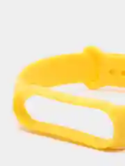 Желтый силиконовые ремешки для Xiaomi Mi Band 3, Band 4 и Band 5