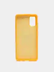 Желтый чехол для Samsung Galaxy A21, A21S, A31, A41, A71, A91/ S10 Lite с кольцом-держателем